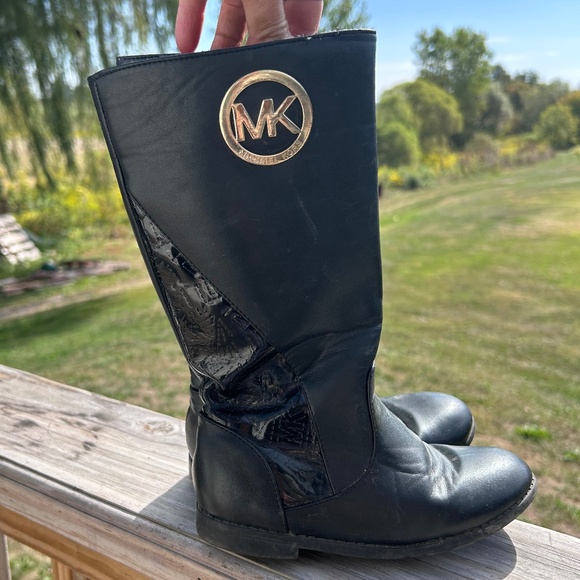 🍂5/20$!! MK Girl’s Winter Zip Up Boots - Picture 1 of 10